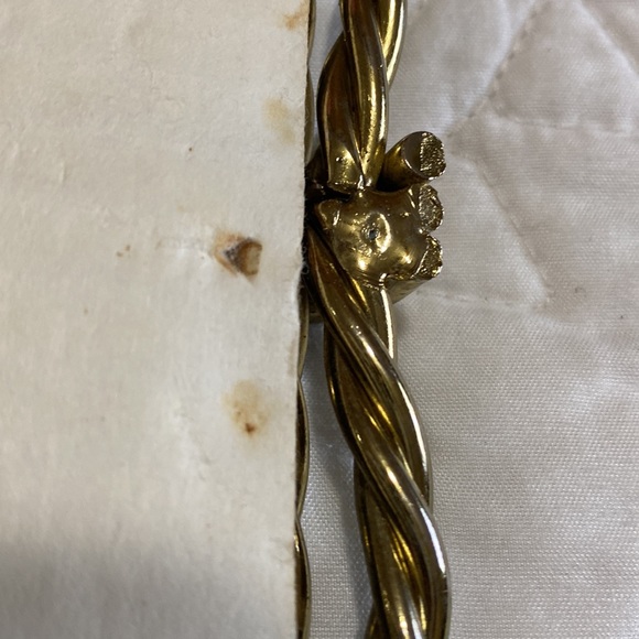 Vintage Brass Twisted Rope Dresser Mirror Tray - Picture 8 of 11